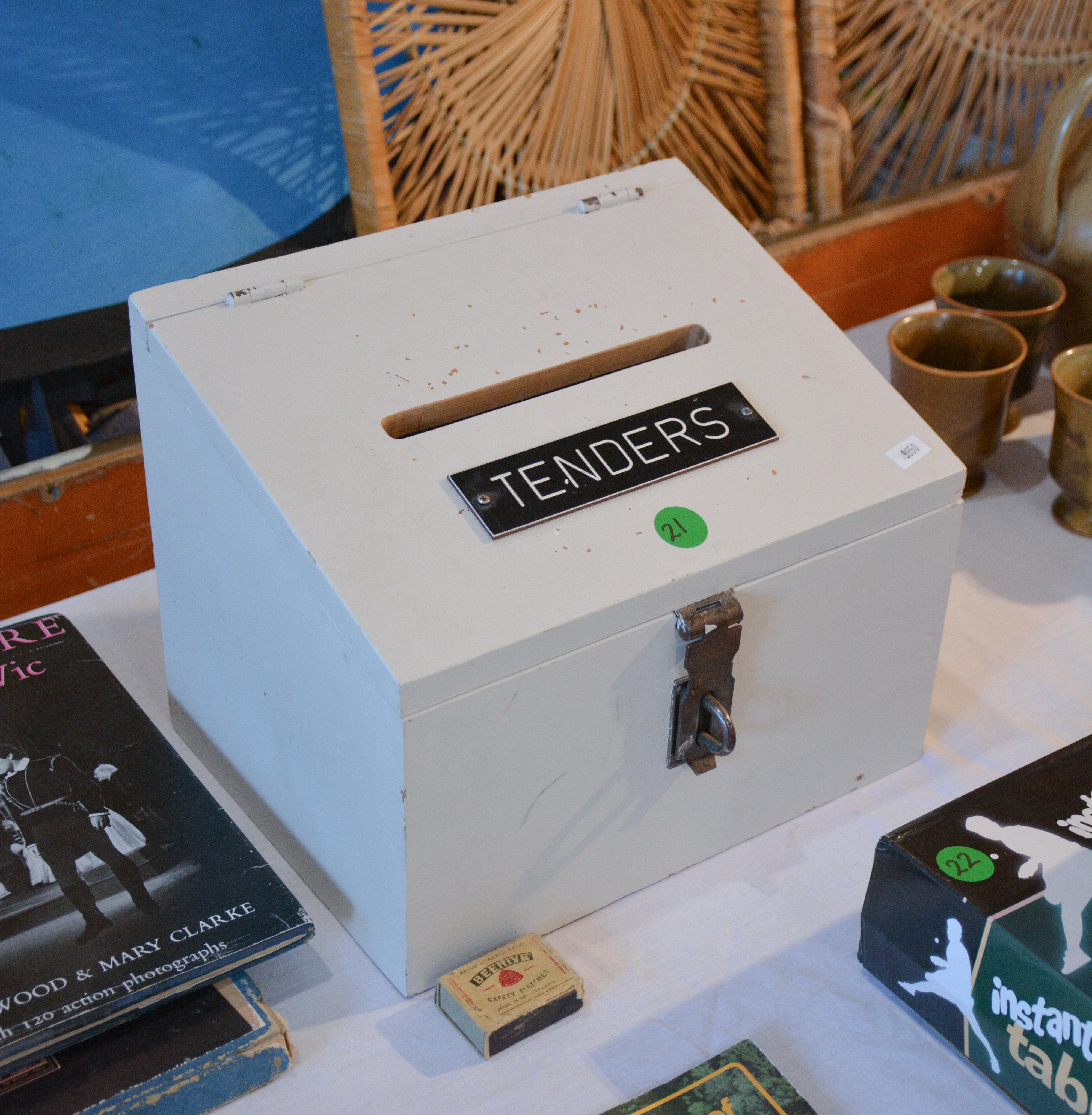Tenders Box — sold at auction in New Zealand for $10