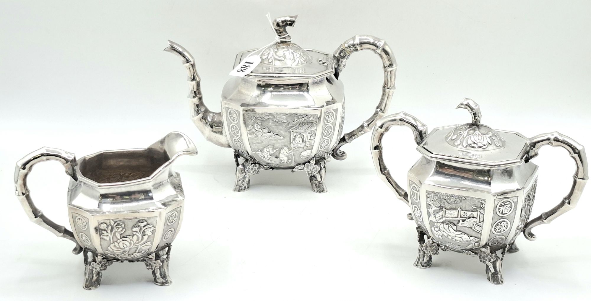 Chinese Silver Teaset