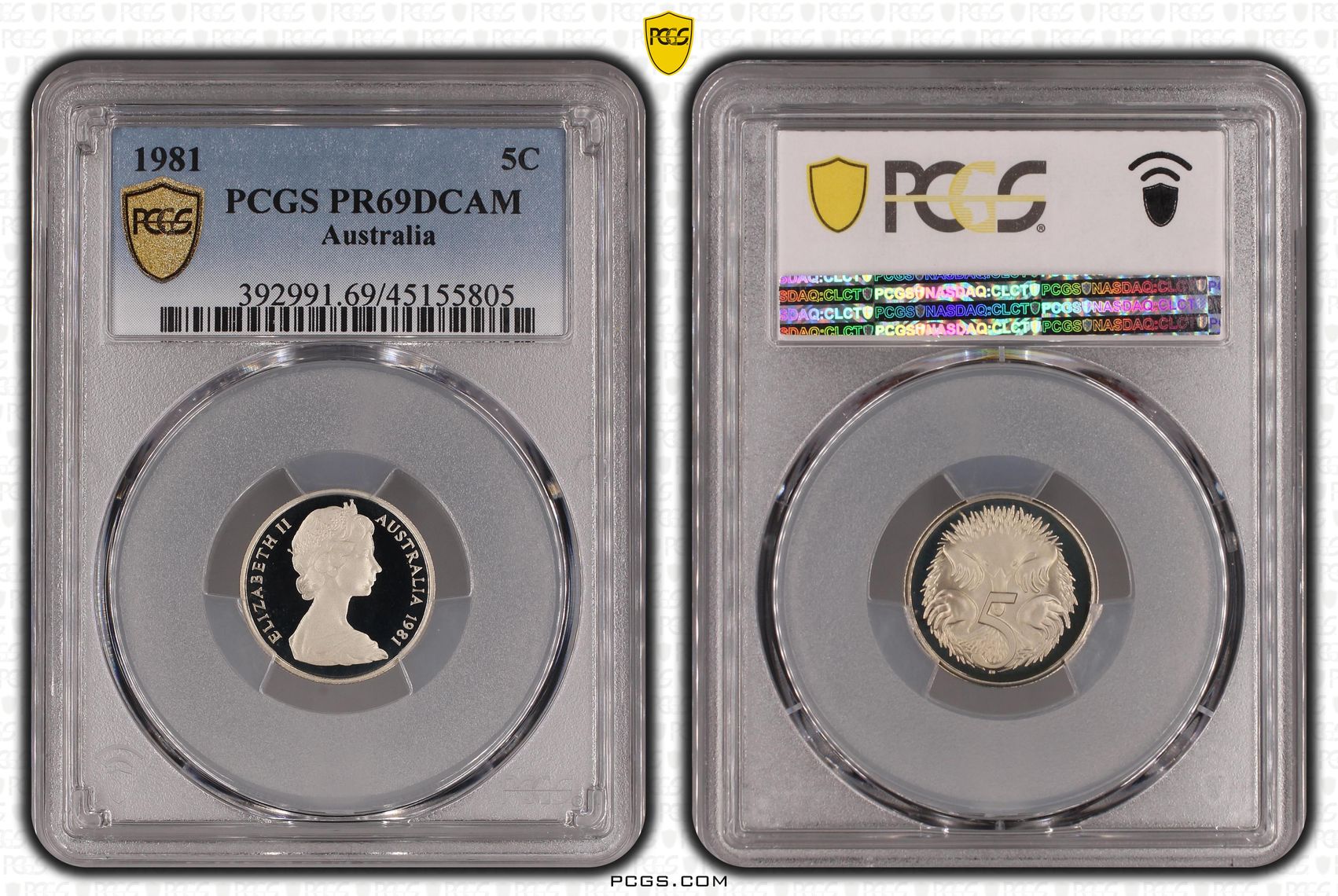 , Five Cent, 1981, PCGS PR69DCAM