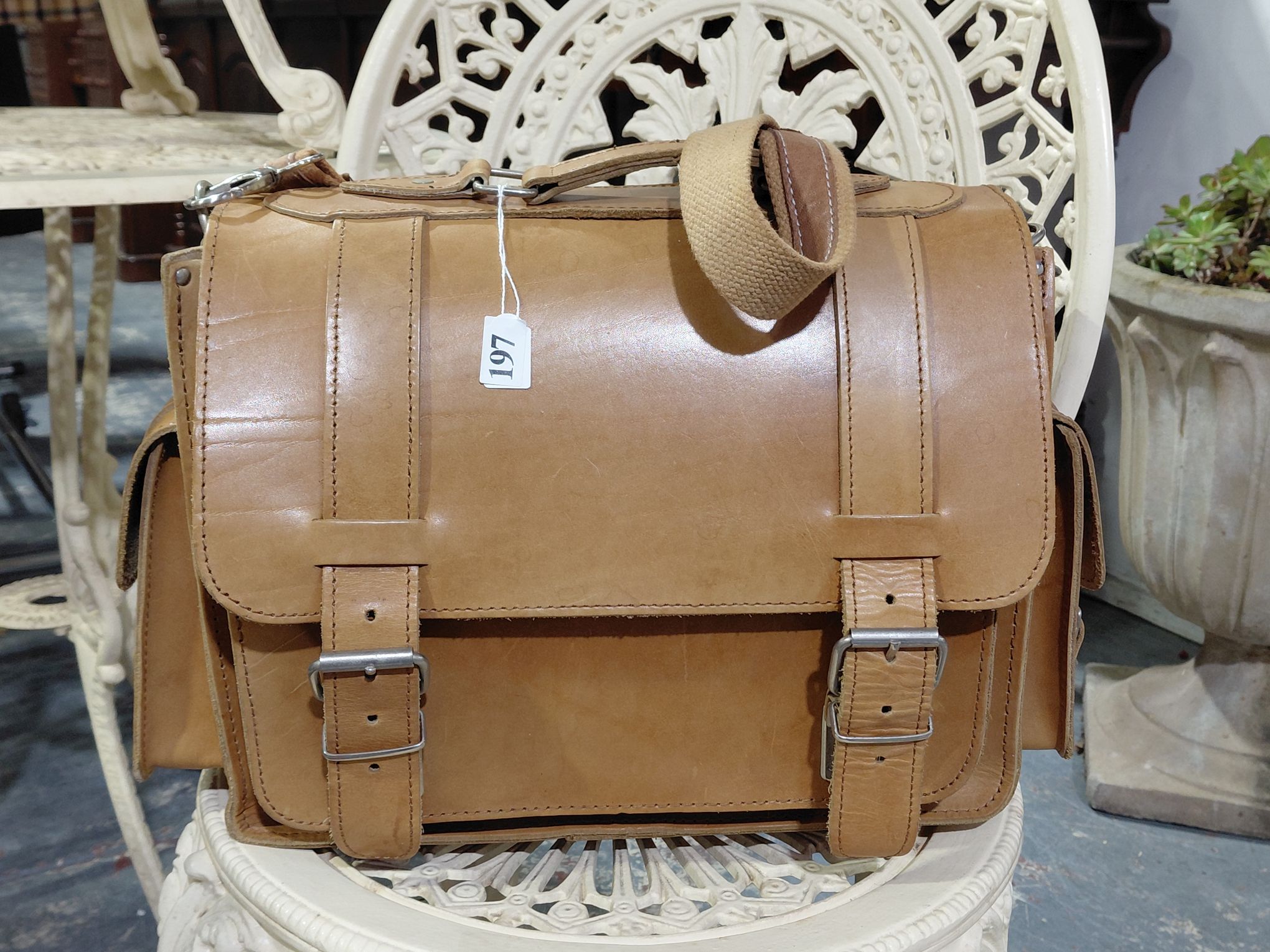 LEATHER WORK BAG