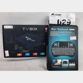 QUALITY IMPROVED MXQ ANDROID TV BOX MINI BACKLIT KEYBOARD INCLUDED -