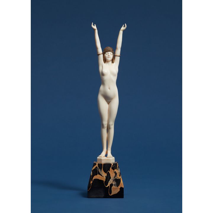 ""Invocation"" by Demétre H. Chiparus for Edmond Laurent Etling (Dorohoi 1886 - 1937 Paris)