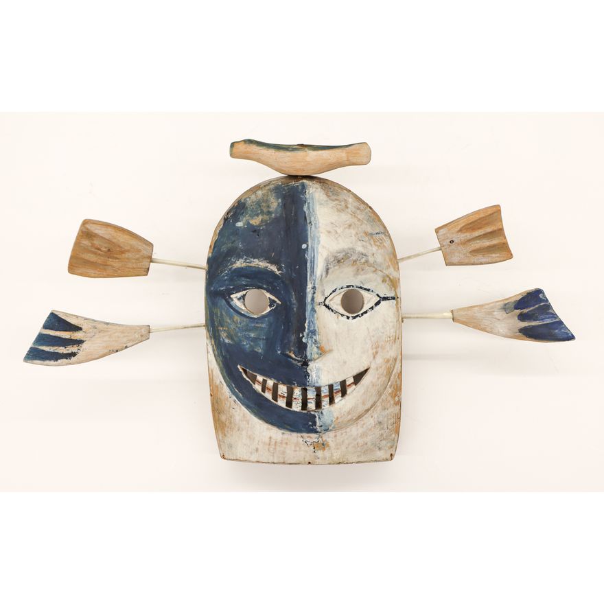 Old Yup'ik Eskimo Seal Shaman Mask