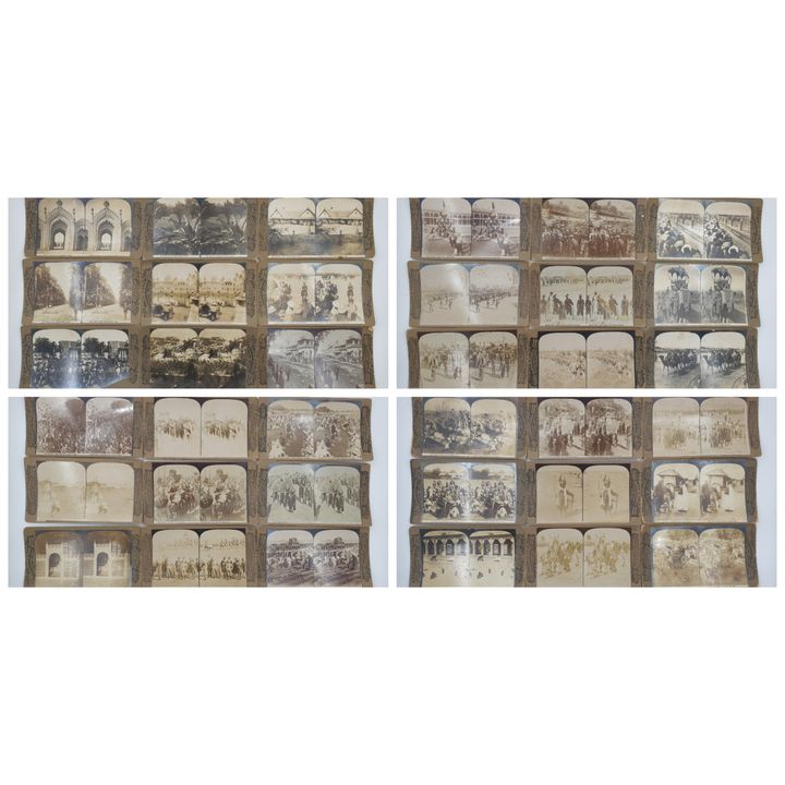 Stereograph Cards - India (x36)