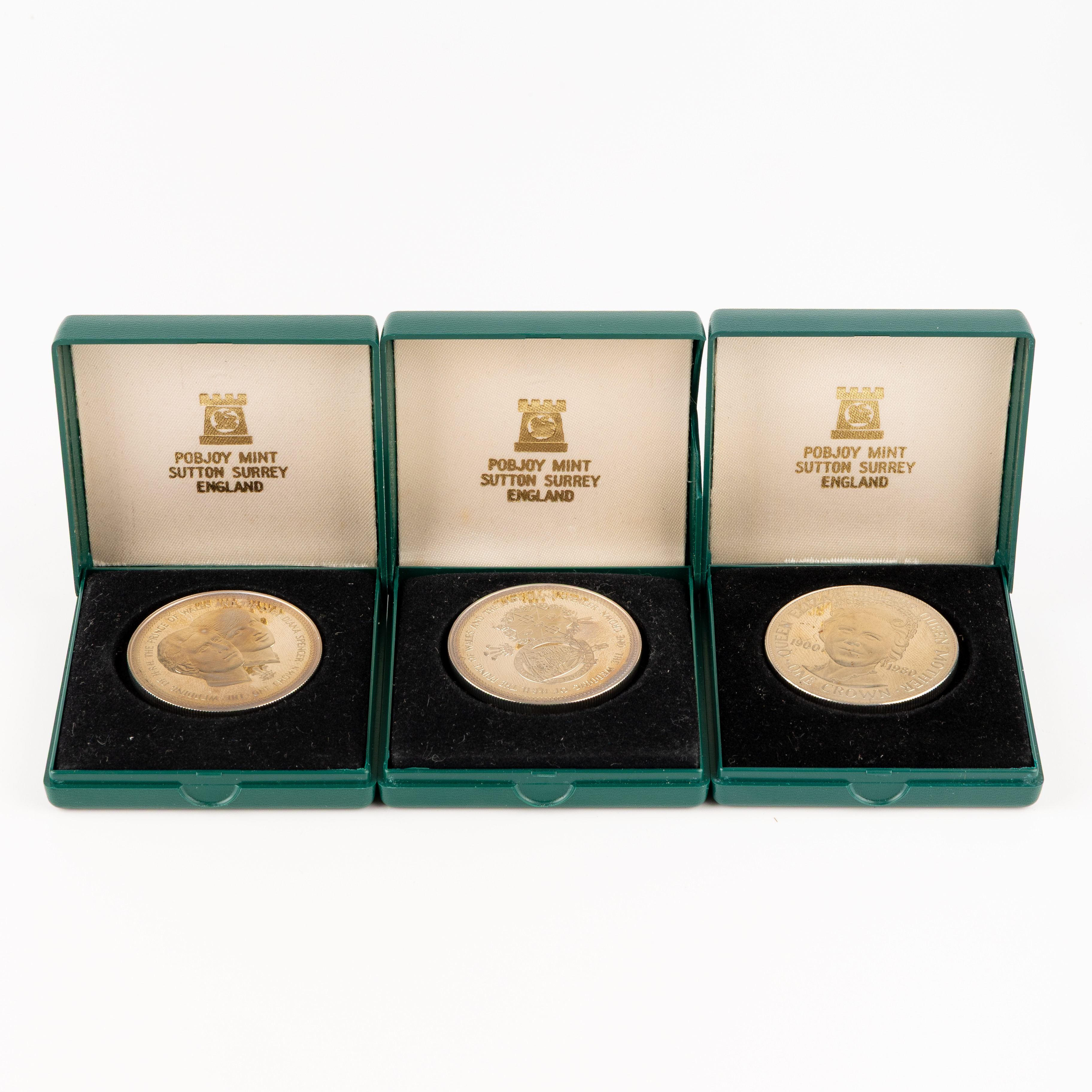 Isle of Man, Pobjoy Mint, Crown, 1980 - 1981, UNC