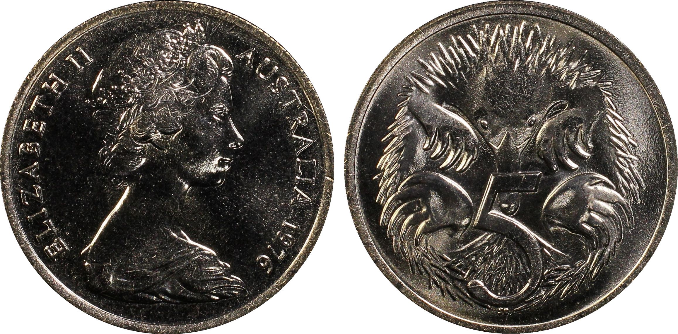 Five Cent, 1976, PCGS MS66
