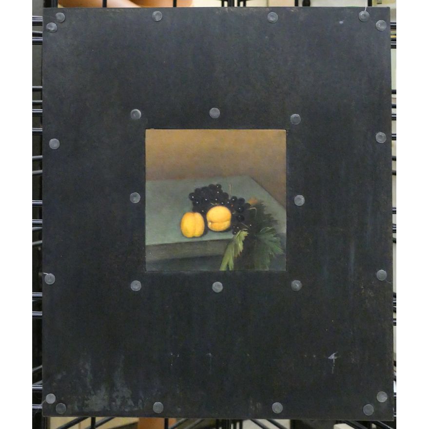 Hamid Zavareei ''Fruit Still Life'' 2001 Mixed Media 12.5''x10.5''