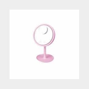3 In 1 LED Fan Makeup Mirror with 5x Magnifier Touch Sensor Switch - White -