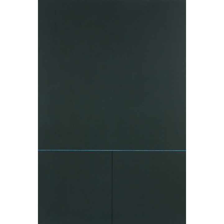 Milan Mrkusich 'Painting Green with Blue and Black'