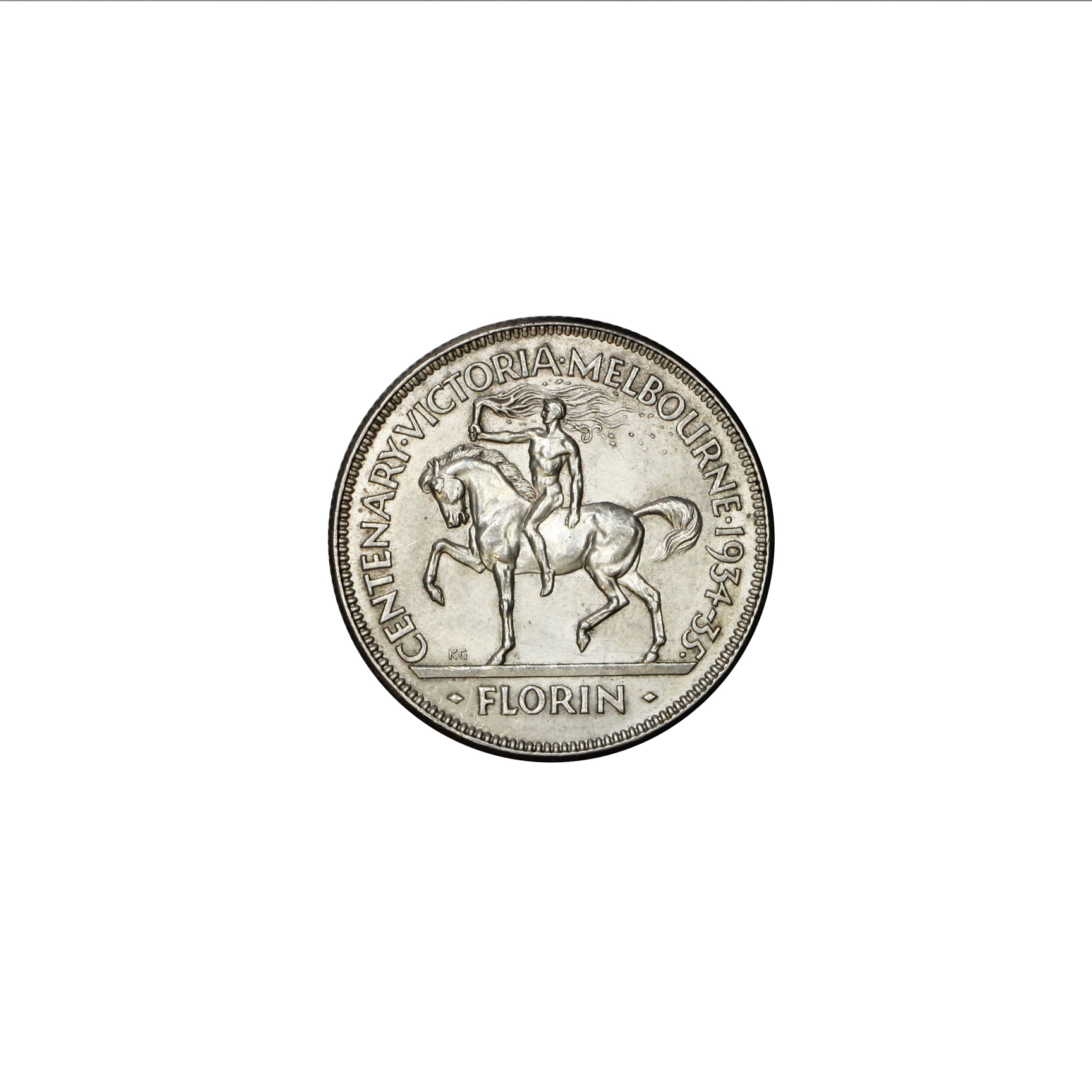 1076. · George V, Florin, 1934/35, aUNC