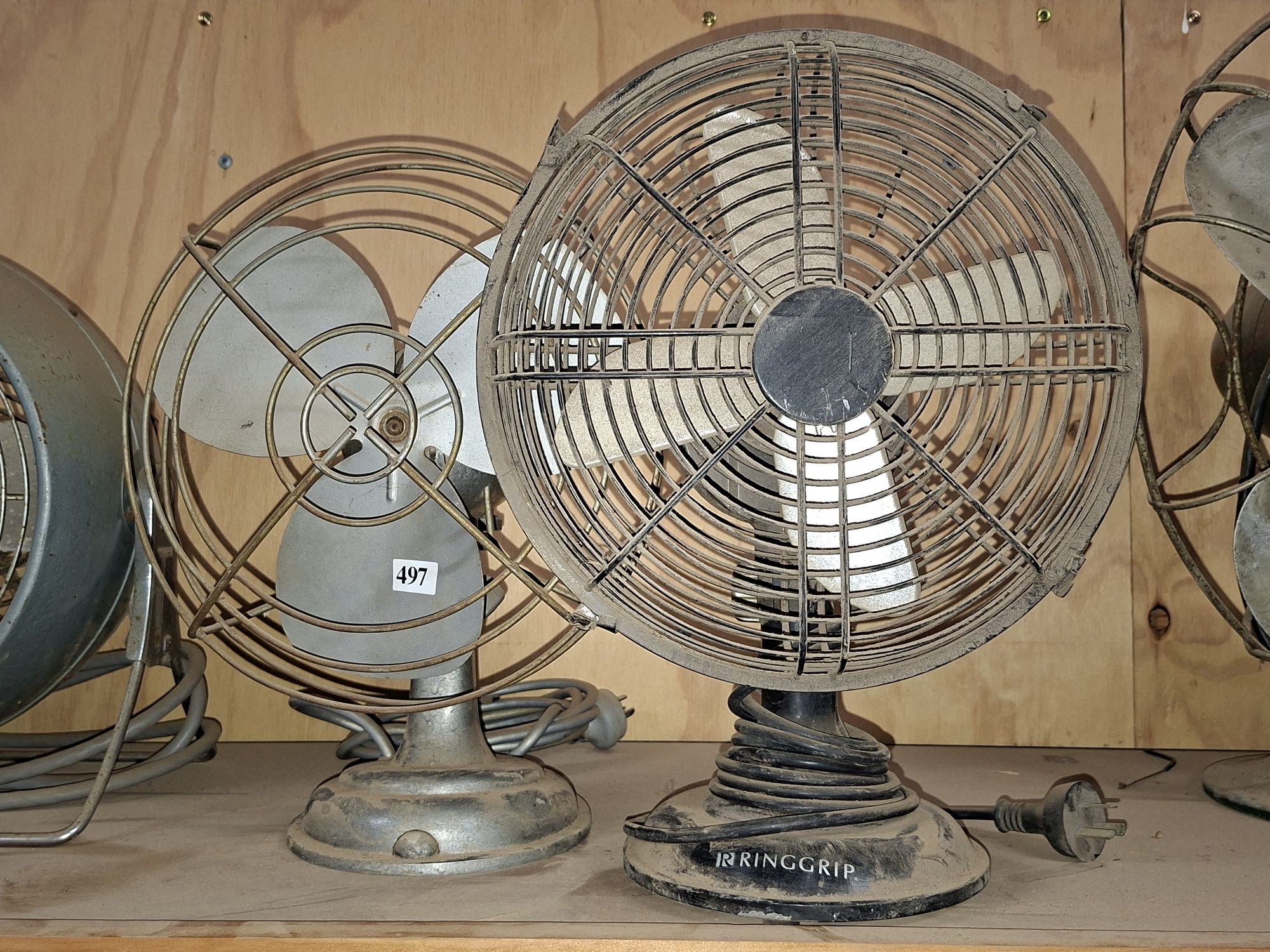 Ring Grip Metal Fan And Another