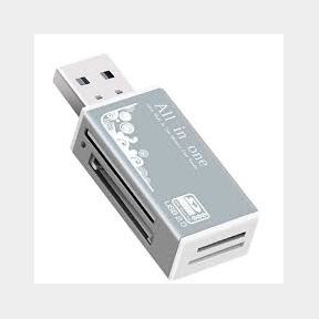 4 in 1 USB Card Reader. Reads SD Micro SD Pro Duo M2 Memory Cards - 4 in 1 USB Card Reader. Reads SD Micro SD - 51745/18563