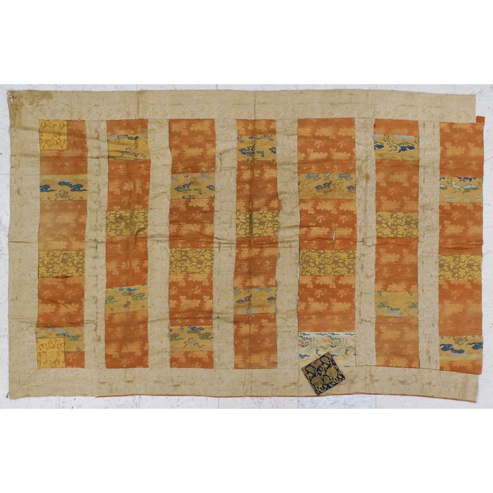 Japanese Edo Silk Kesa Buddhist Robe