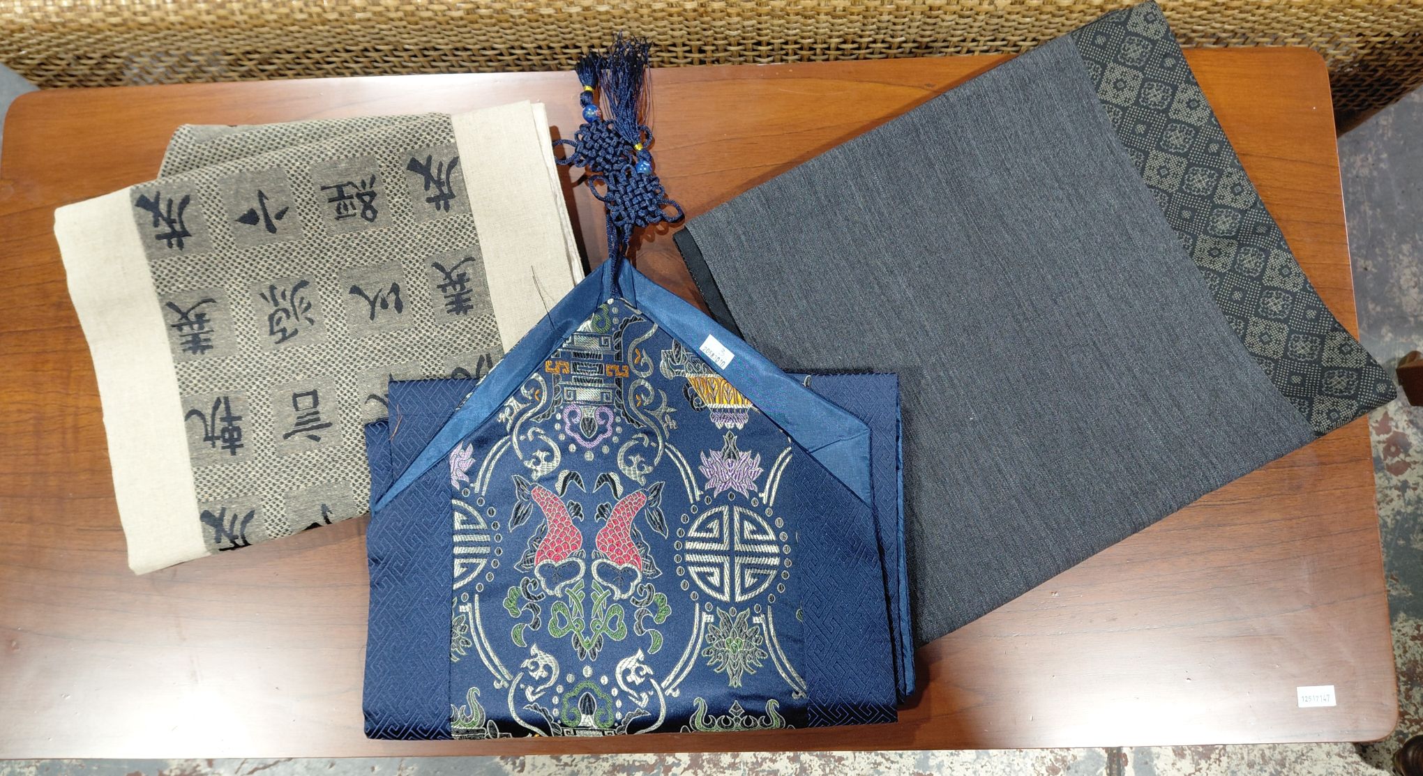 3 ORIENTAL TABLE RUNNERS