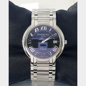 RAYMOND WEIL OTHELLO - STAINLESS STEEL SWISS MADE - DATE FUNCTION - 51929/3350