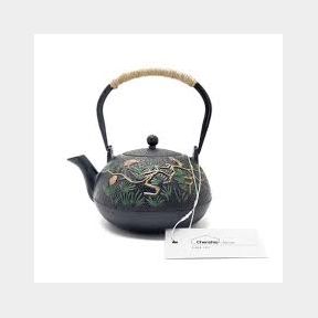The Chenshia Oriental Handmade Cast Iron Teapot with Infuser- 1200ml - Grass -| Bar 9902039721370 - 51745/6733 SN B2 (S5)