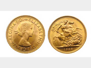 1968 Queen Elizabeth II Pre-Decimal Gold Sovereign