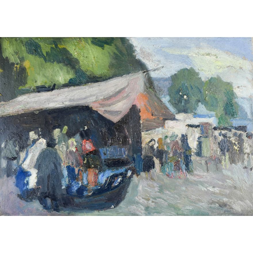 Stanisław Kamocki | Jarmark w Krościenku, 1932 r.