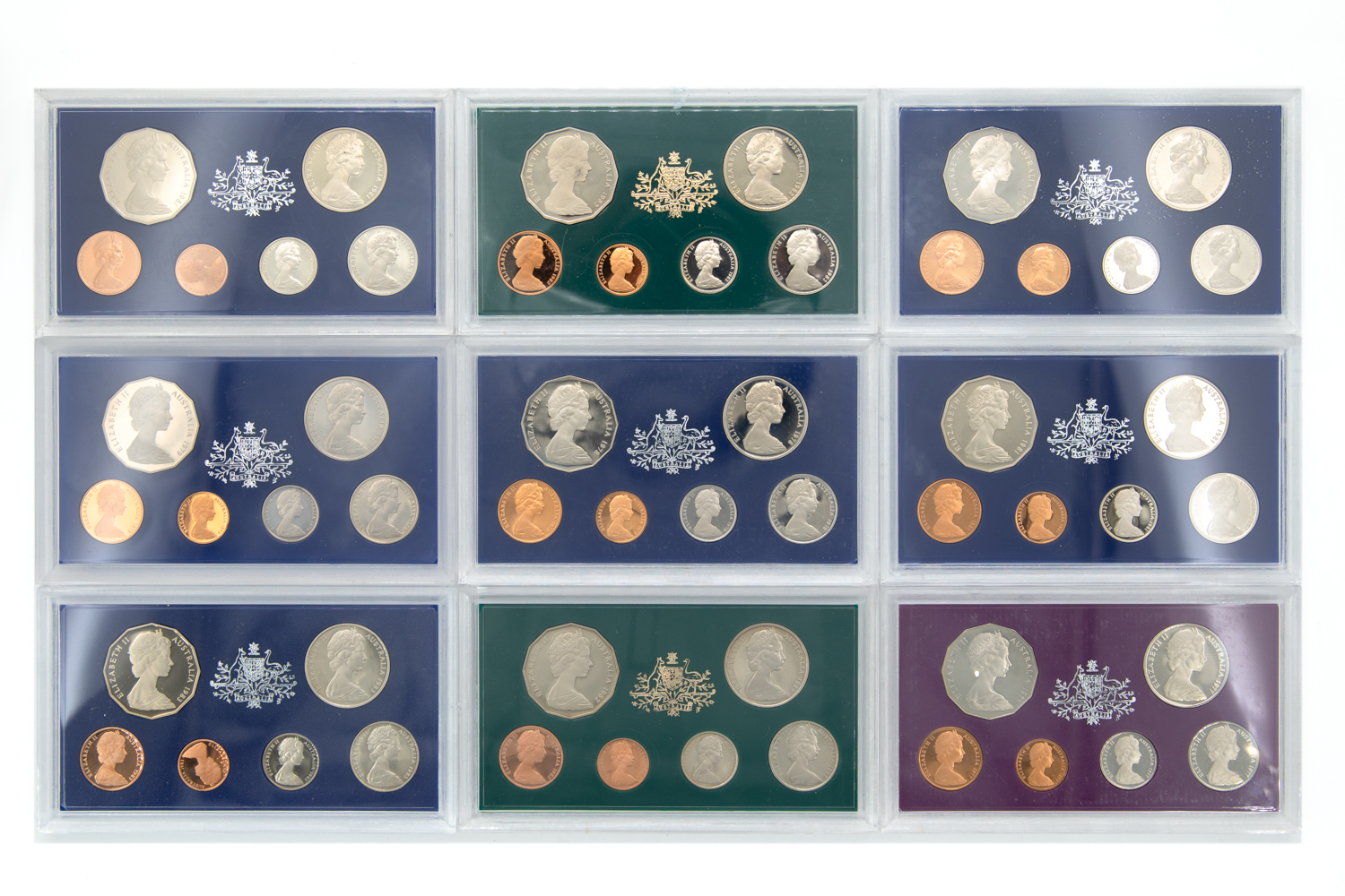 Elizabeth II, Accumulation, Proof Set, 1977 - 1982, FDC