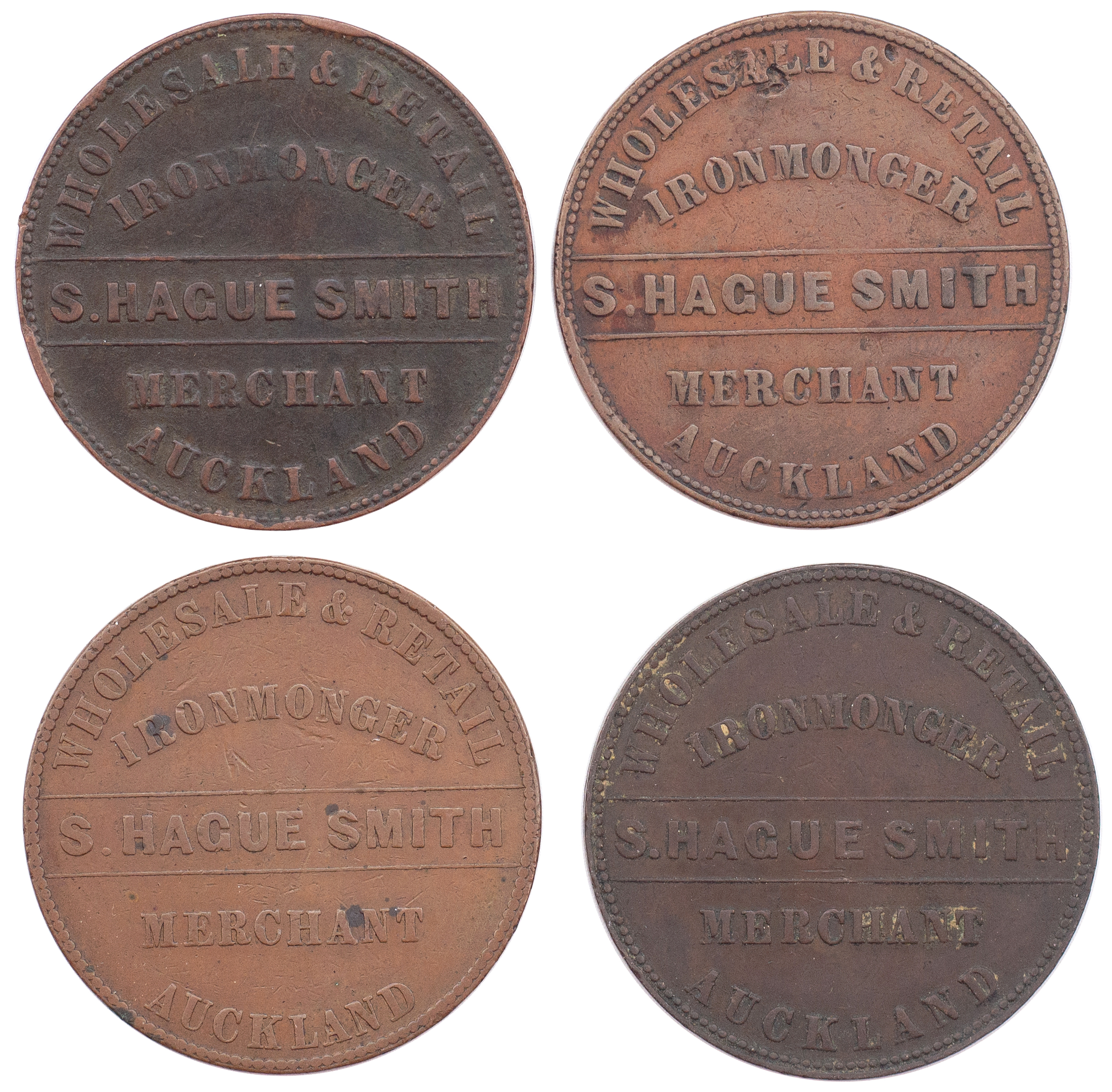 New Zealand, Auckland, Penny, F - VF