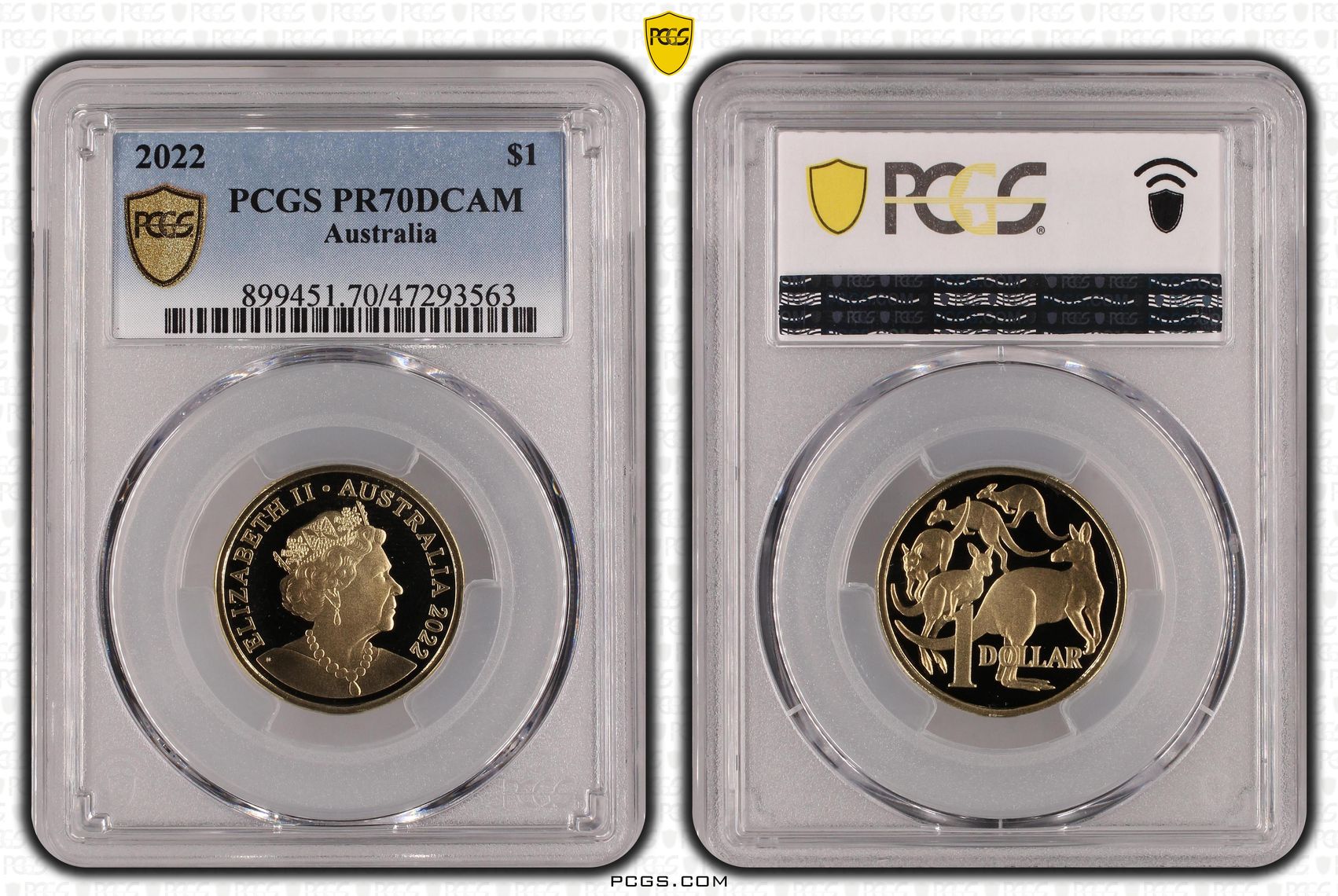 One Dollar, 2022, PCGS PR70DCAM