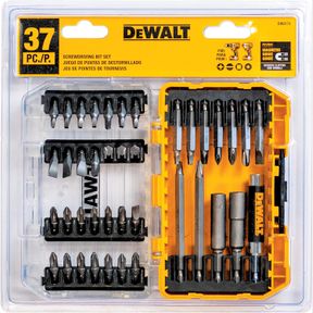 ONE SIZE POWER DRIVER BIT SET - 37 PIECE + CASE