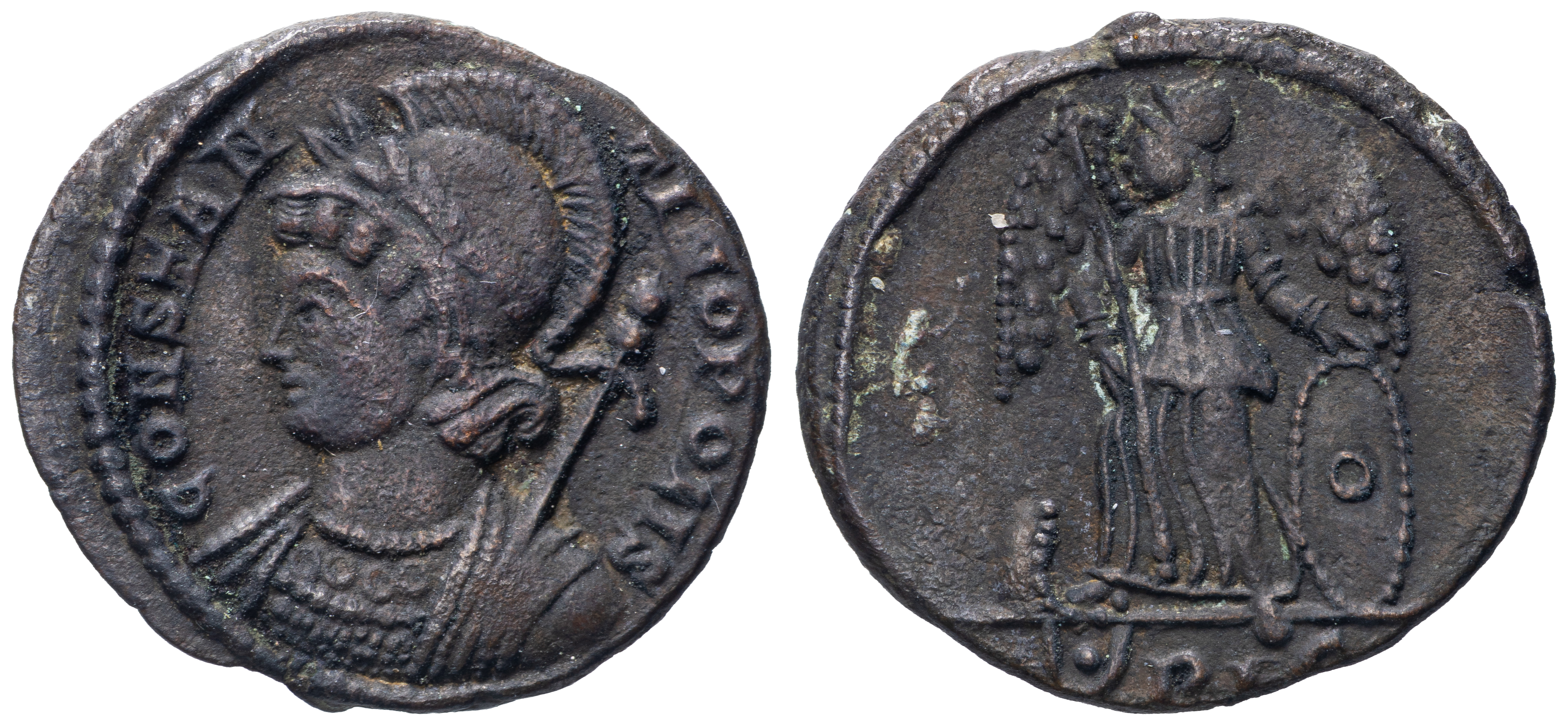 Constantine I, City Commemorative Series, Follis, 330 - 354 AD, VF
