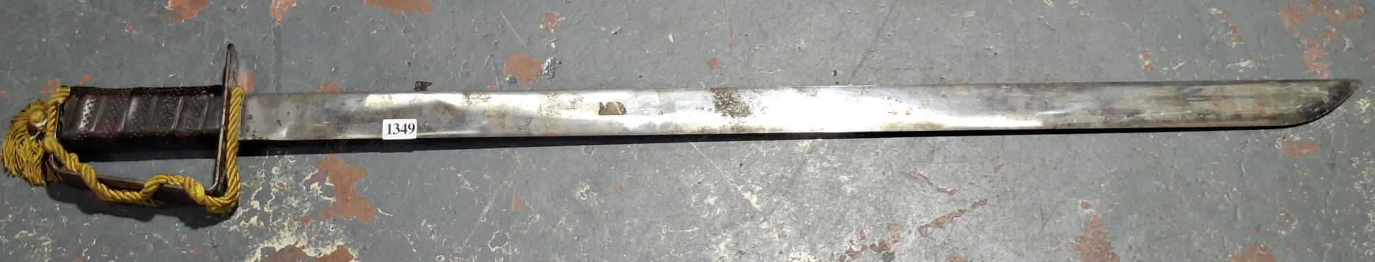 Decorative Leather Handled Sword