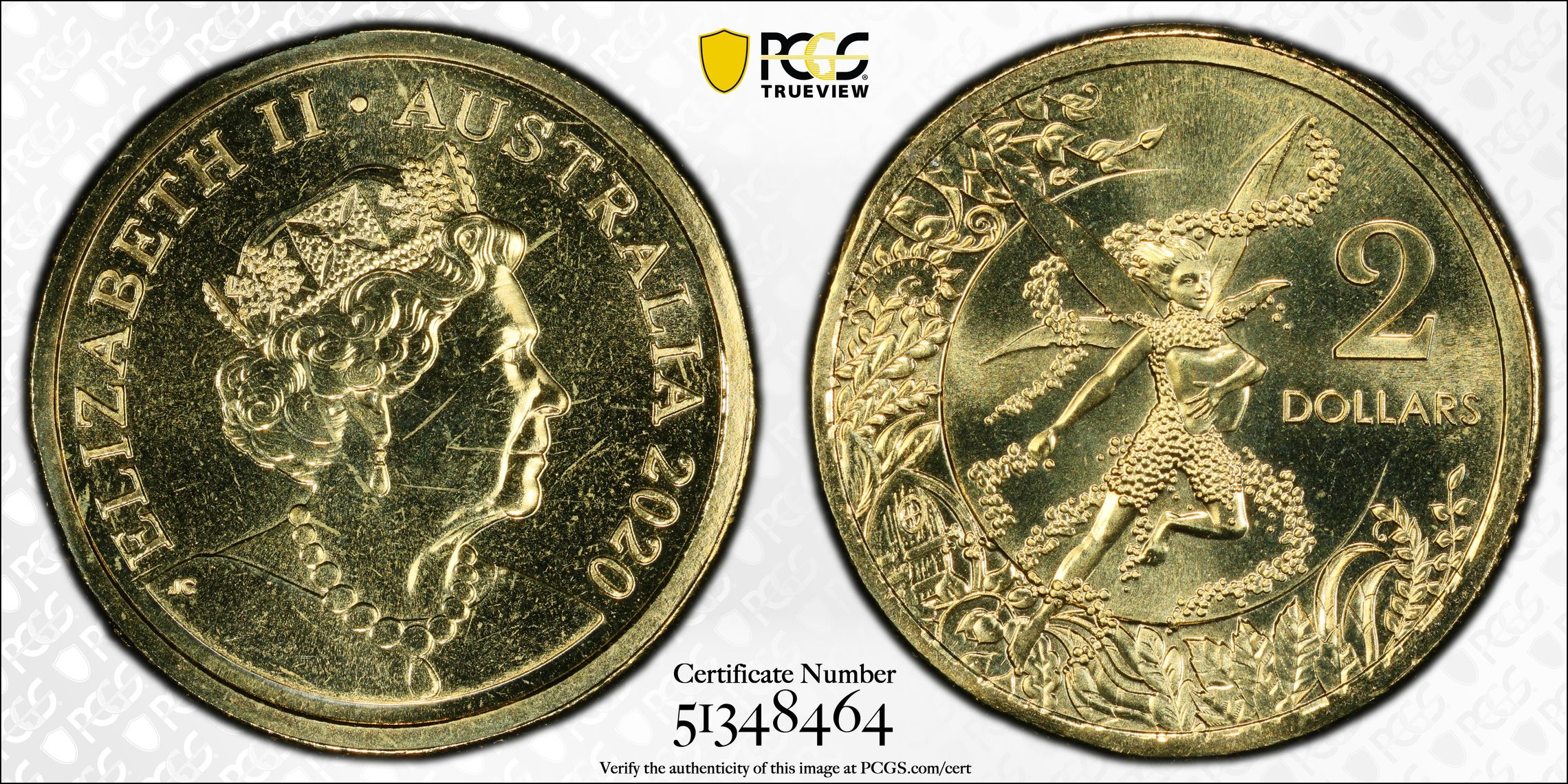 Tooth Fairy, Two Dollar, 2020, PCGS MS65