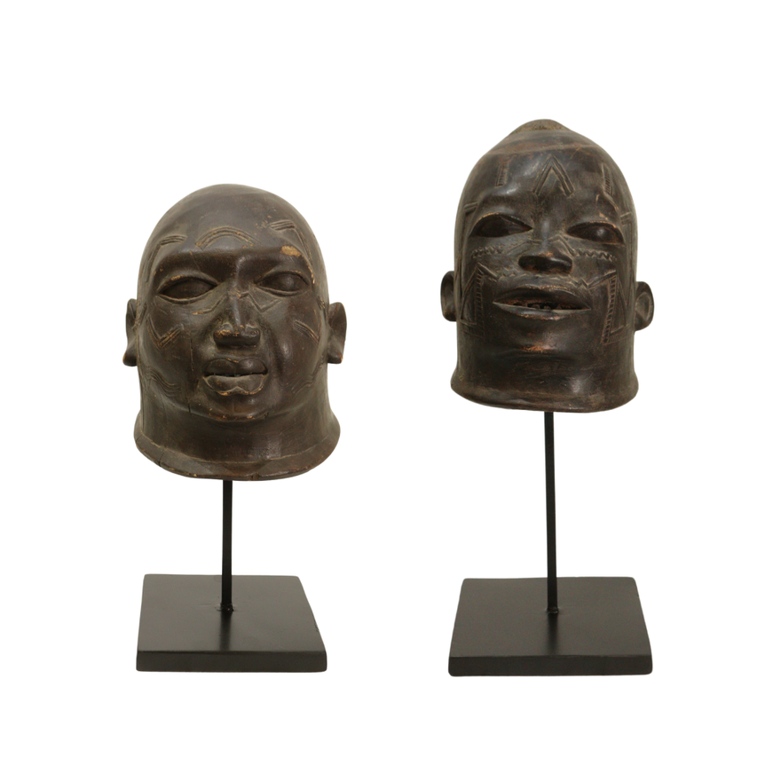Par de Máscaras Makonde Tanzania