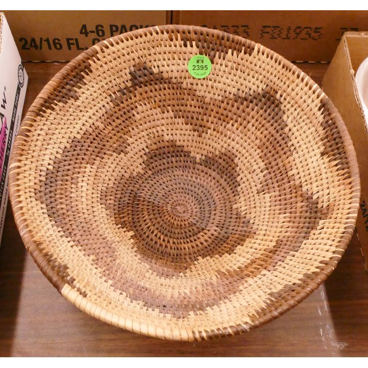 Native Indian Basket- 9'' diameter