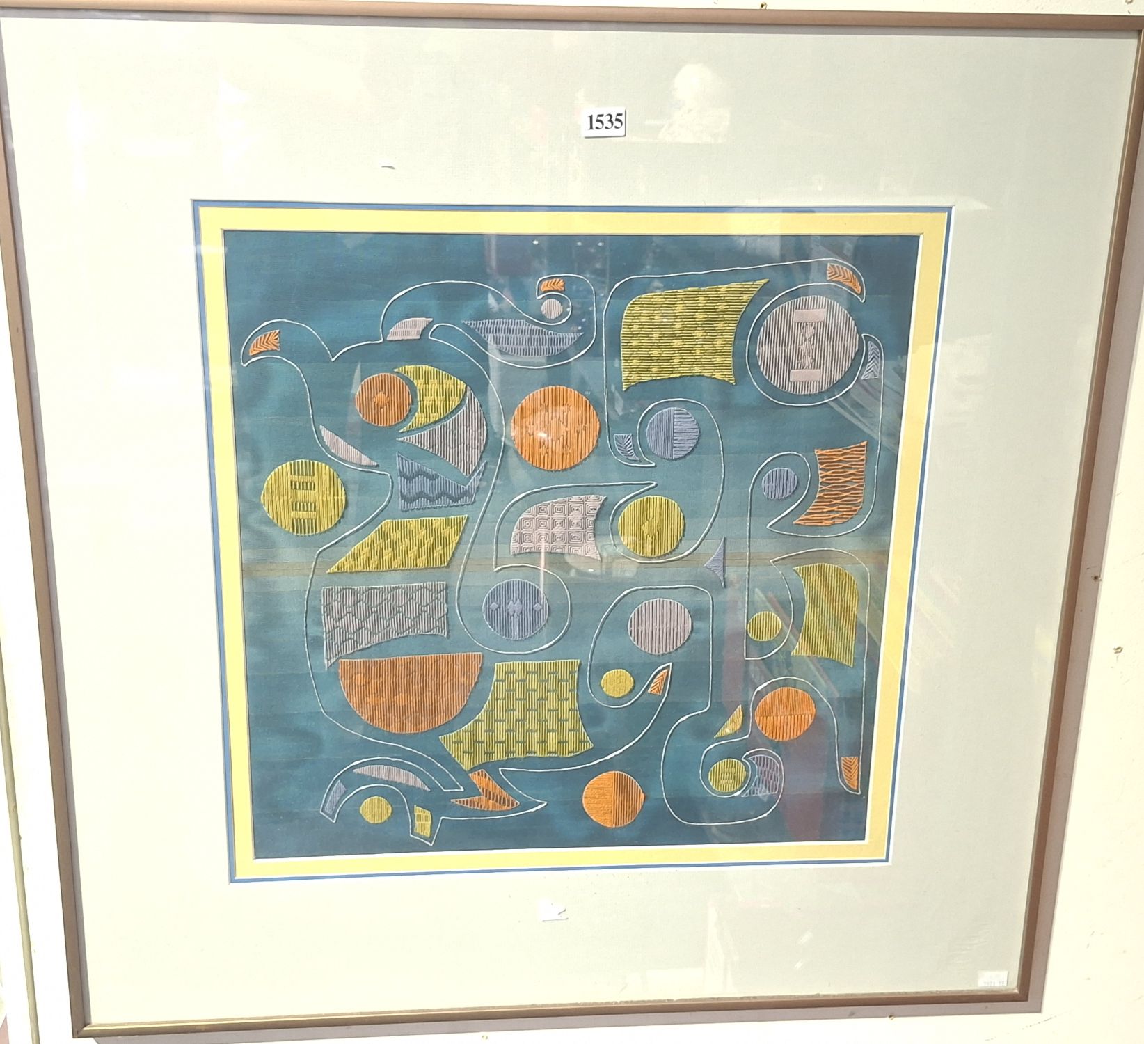 Modern Framed Textile