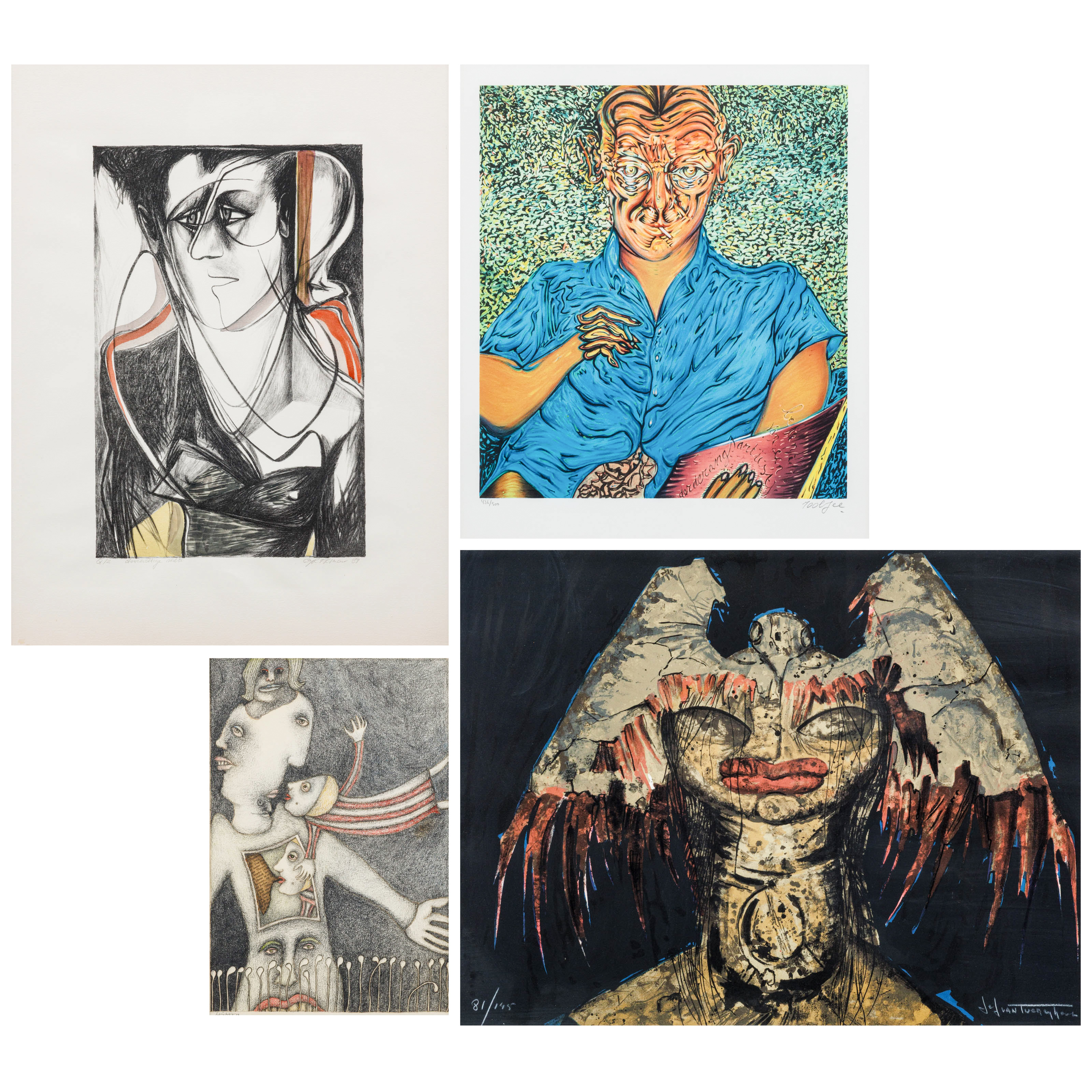 Diverse kunstenaars/ artistes divers – kavel bij Bernaerts, Antwerp
