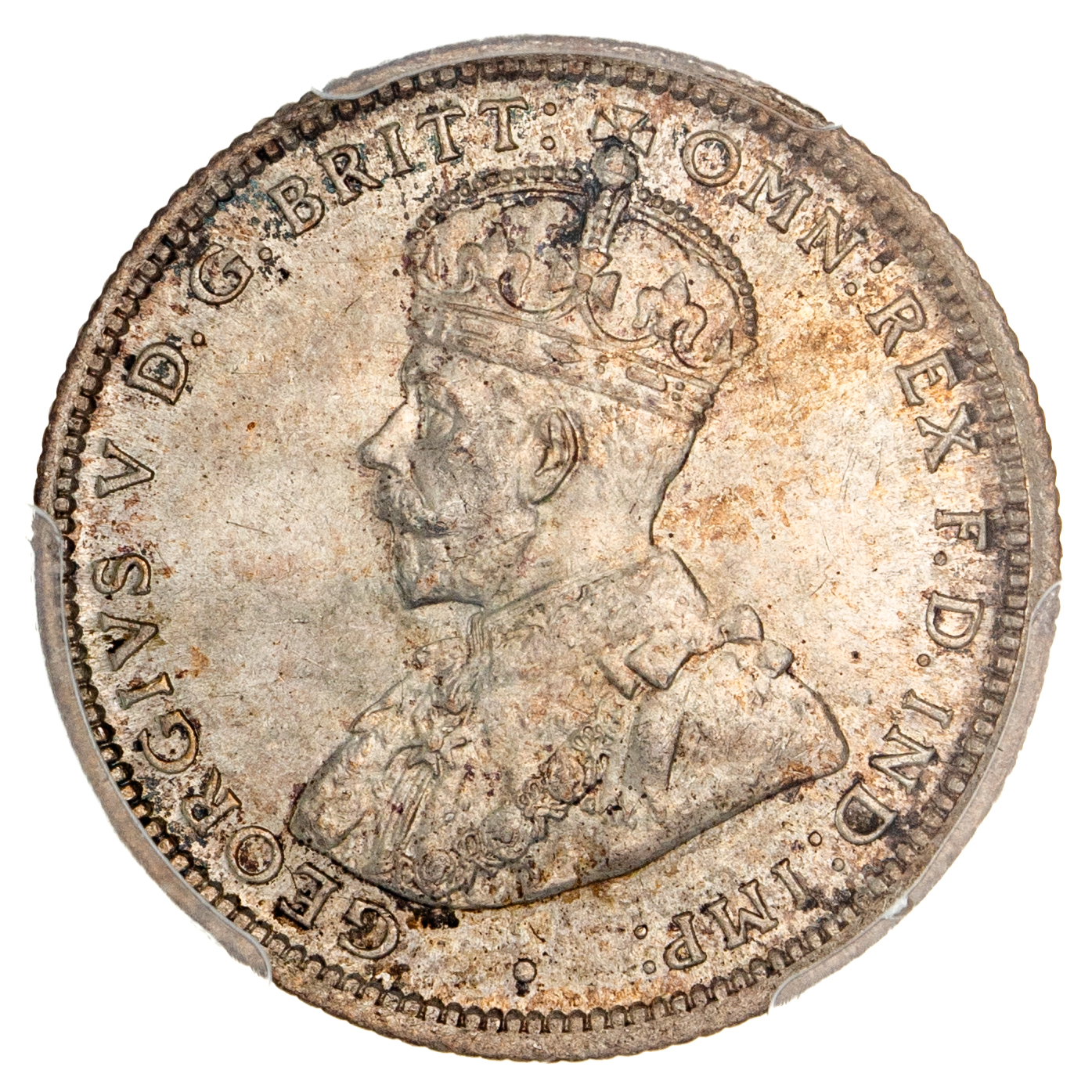 George V, Shilling, 1914, PCGS MS 64