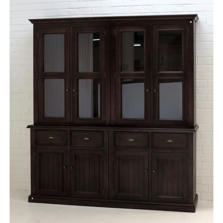 LARGE BOOKCASE ON CUPBOARD