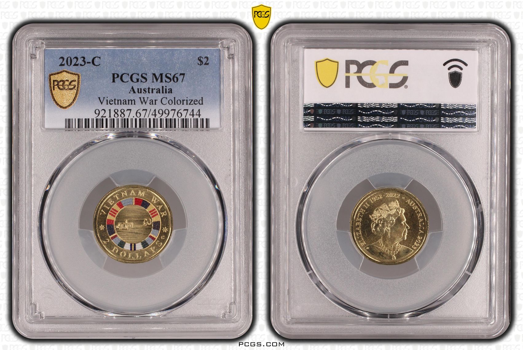 Vietnam War Colorized, Two Dollar, 2023-C, PCGS MS67