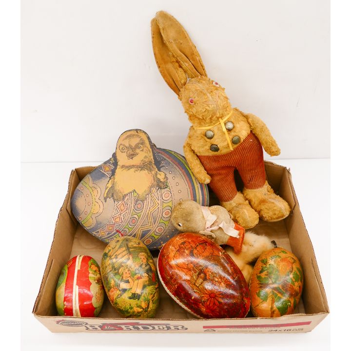 Box Antique Easter Decorations