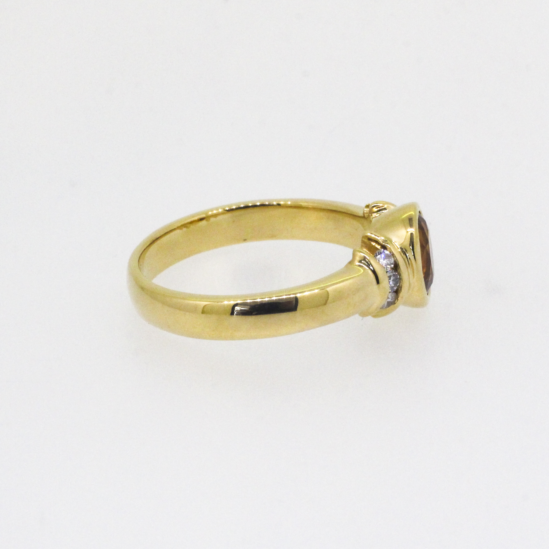 Sapphire & Diamond Ring 5.92g