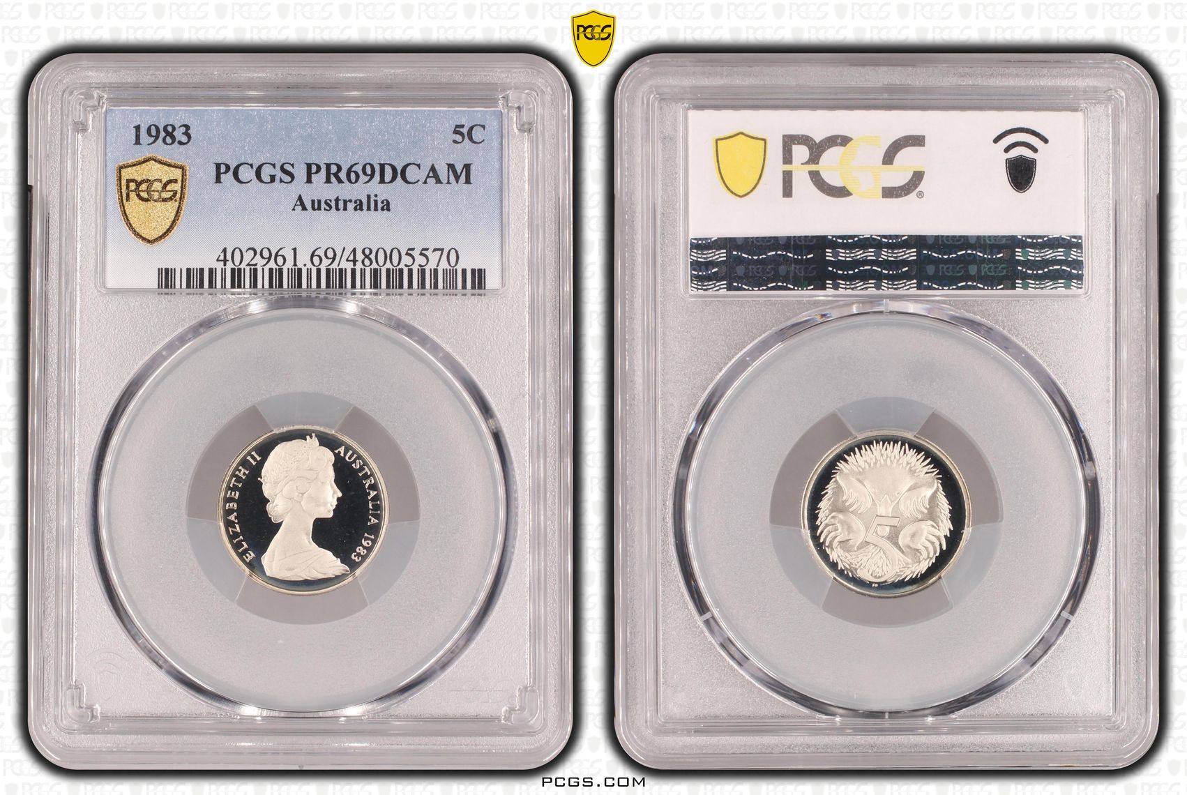 , Five Cent, 1983, PCGS PR69DCAM