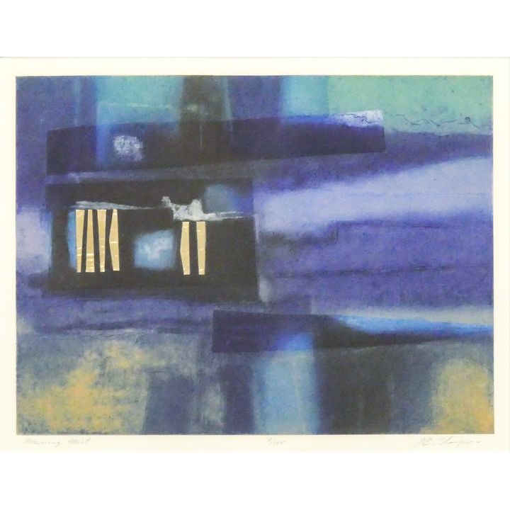 J.B. Thompson ''Morning Mist'' Color Etching & Aquatint