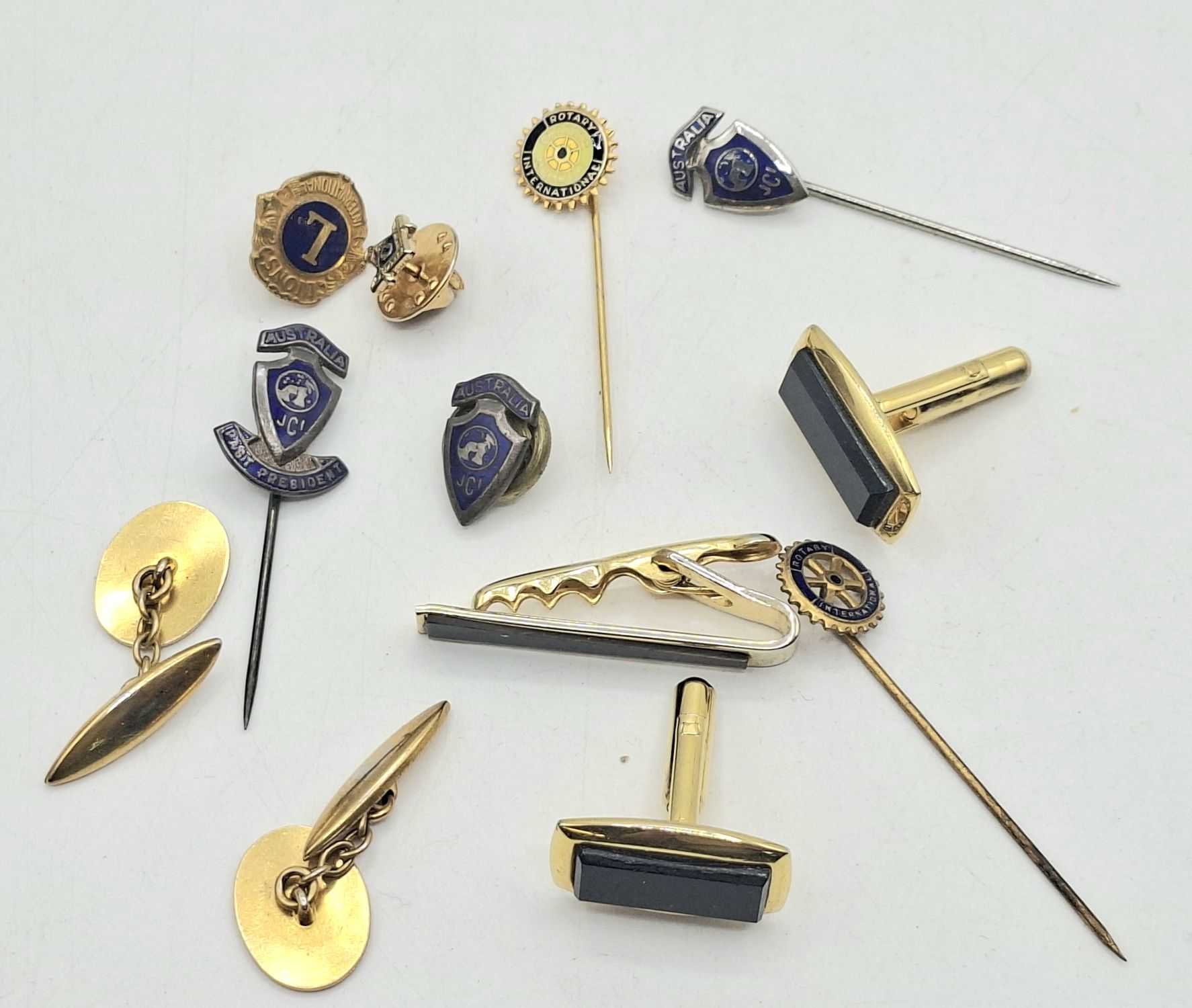 Cufflinks And Rotary Pins