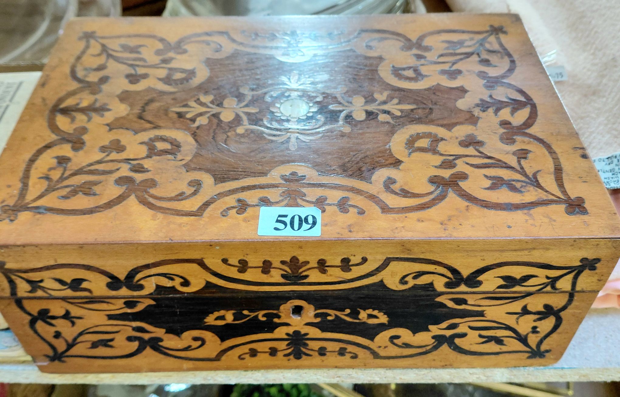 EDWARDIAN STATIONERY BOX