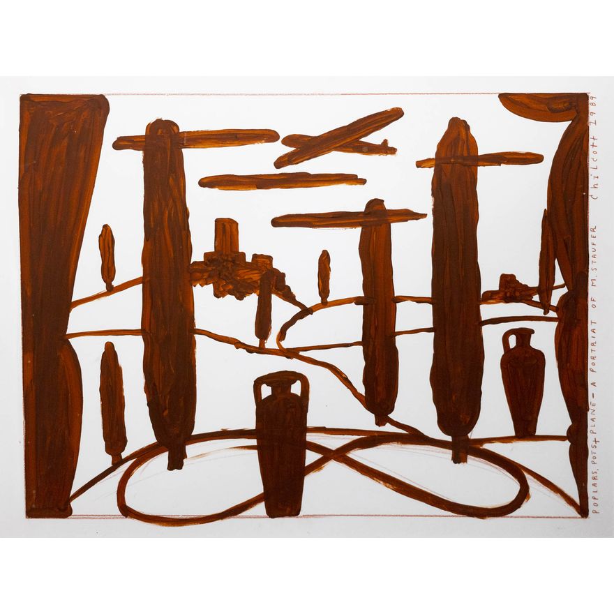 Gavin Chilcott 'Poplars, Pots + Plane - A Portrait of M. Staufer'