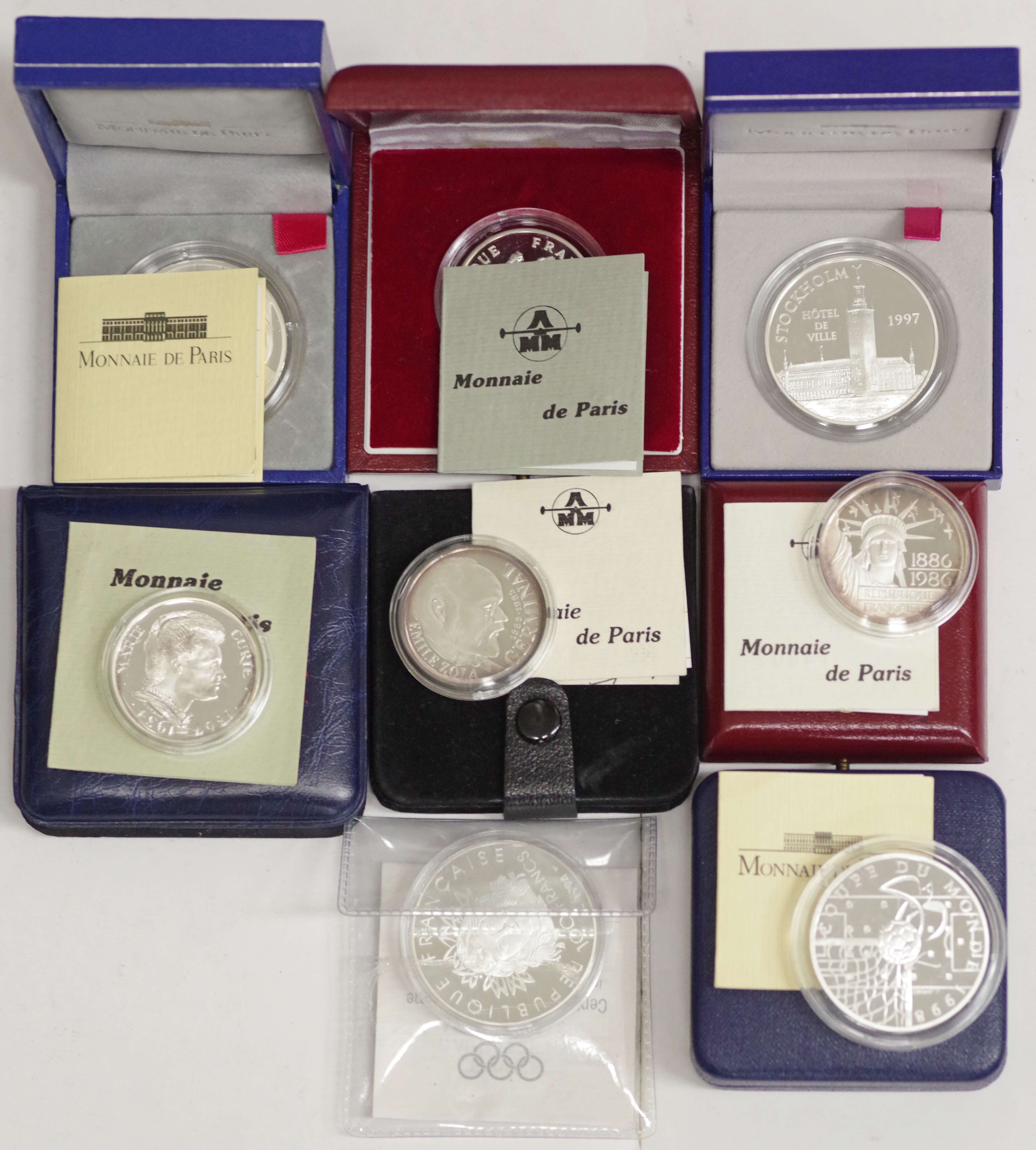 2006 フランス セザンヌ追悼 100周年 20ユーロ 5オンス プルーフ銀貨