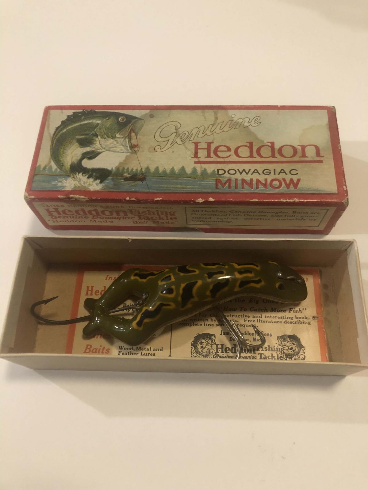 Great Heddon Luny Frog Lure/Box Combination