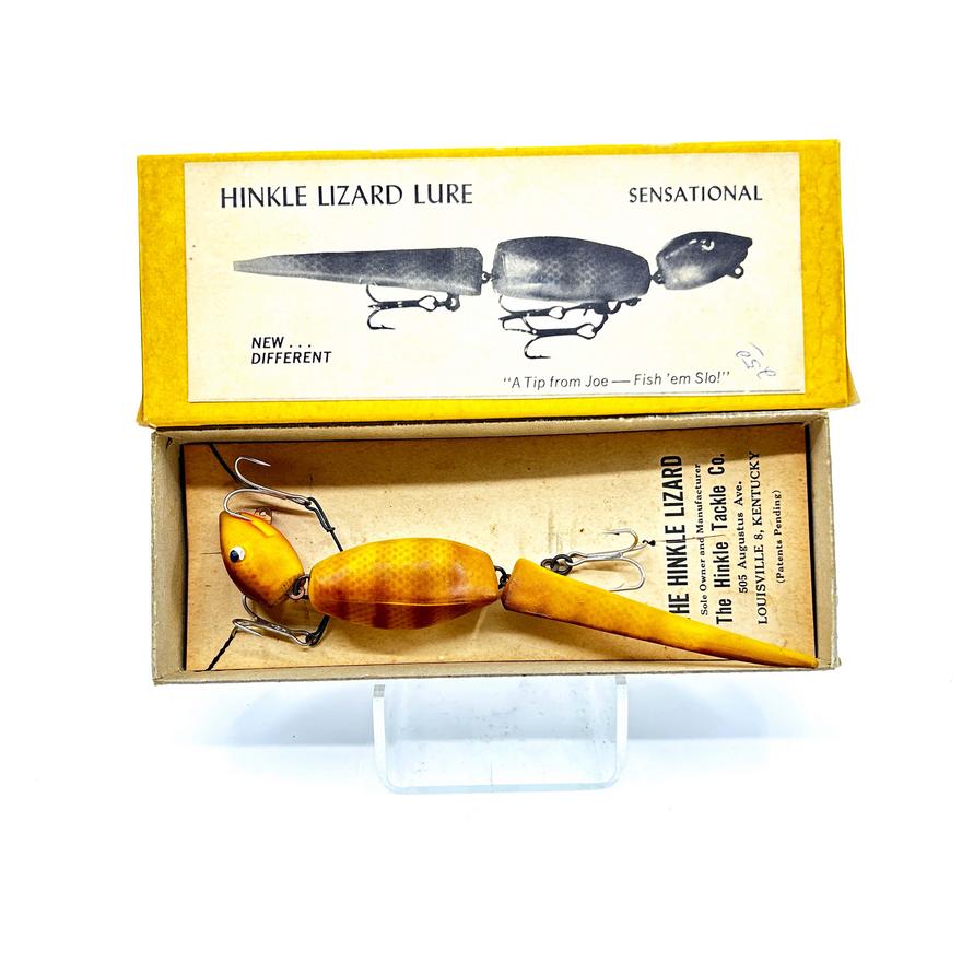 Very Rare Yellow Hinkle Lizard with Picture Box