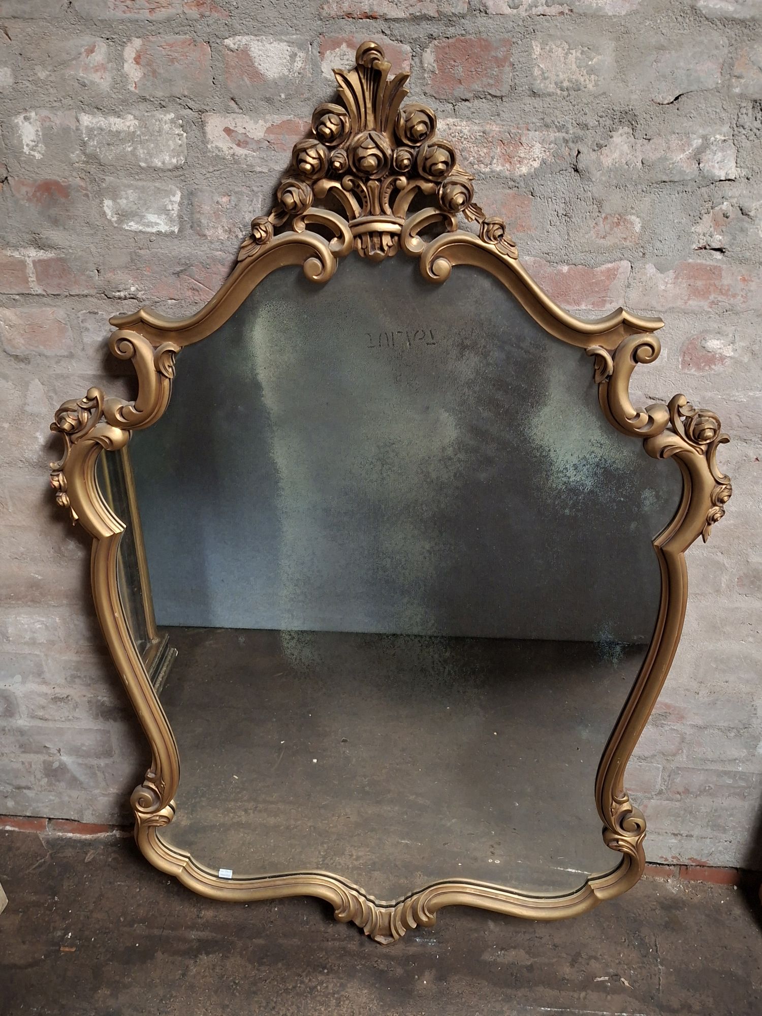 228 · ORNATE WALL MIRROR