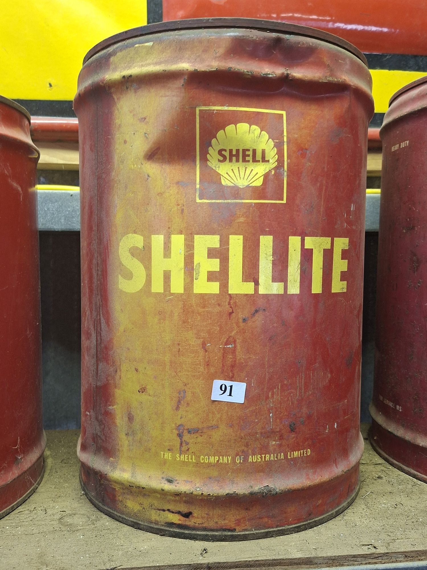 Shell Motor Oil Drum