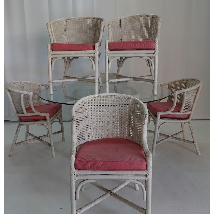 WICKER 7 PIECE PATIO SUITE