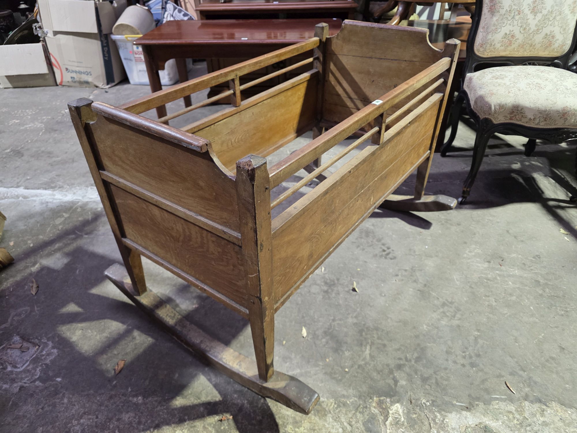 40 · AUSTRALIAN COLONIAL GUM CRADLE